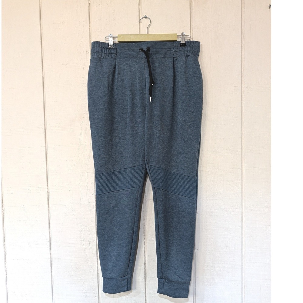 On Cloud Running Women Sweat Pants XL Navy Blue Heather Joggers Moto Tapered